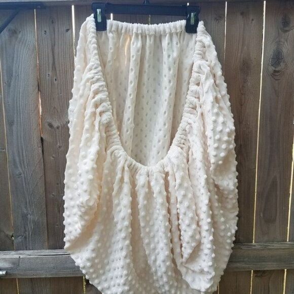 Baby Plush Minky Polka Dot Changing Pad Blanket Cover Diaper Changing Table - Picture 8 of 12